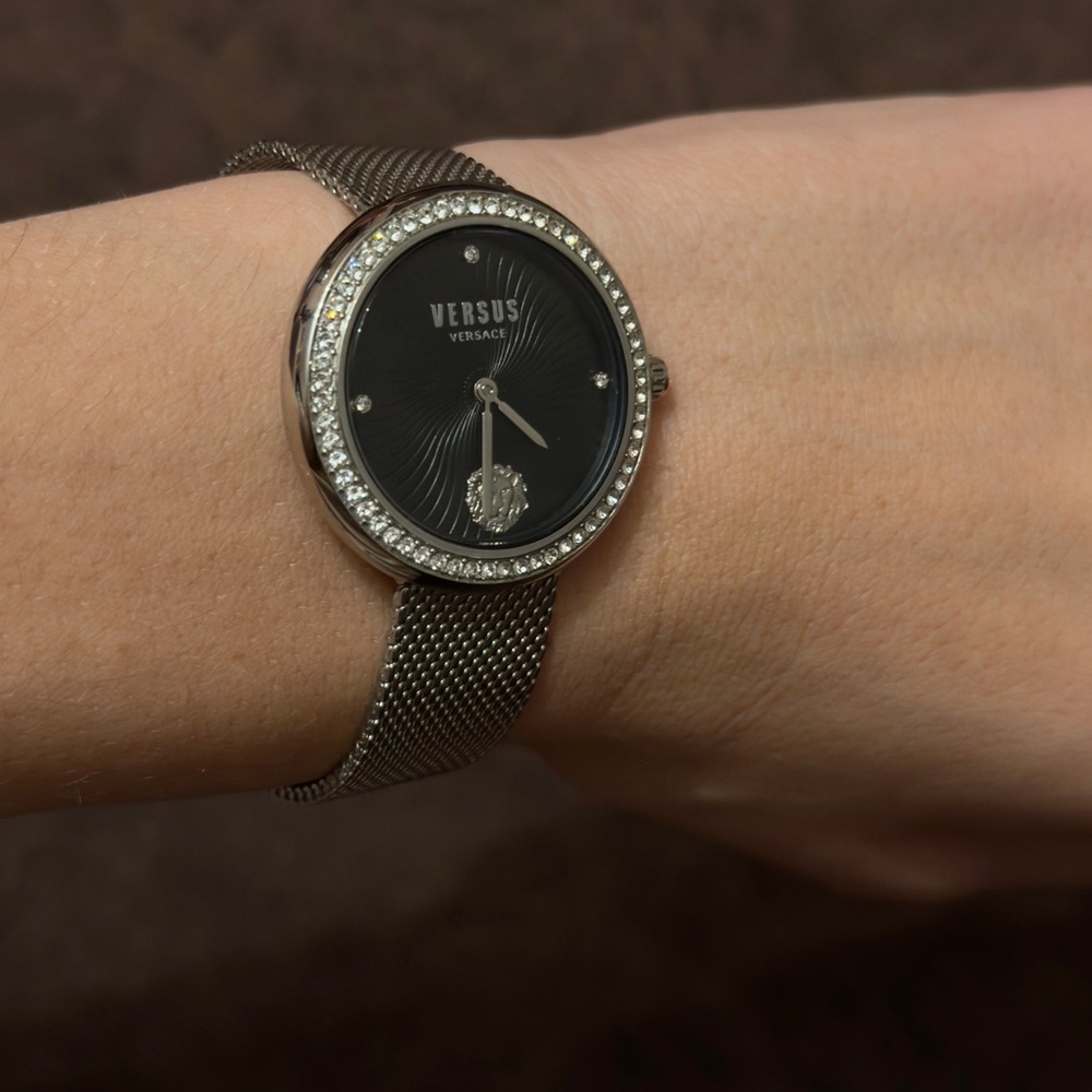 Versus Versace Black Dial Silver Watch - Picture 3 of 4